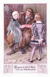 Iniziò a parlare di espiazione e meditazione per il peccato